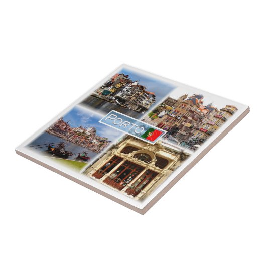 Carreau zPT005 RIBEIRA, fleuve Douro, Portugal, (Côté)