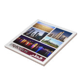 Carreau zQA004 potpourri du QATAR, Asie, (Côté)