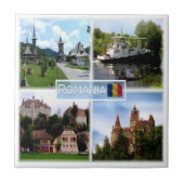 Carreau zRO003 ROUMANIE, Europe, (Devant)