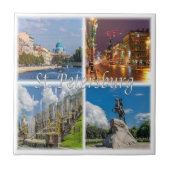 Carreau zRU006 SAINT PETERSBURG, Russie, Europe, (Devant)