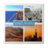 Carreau zSA010 ARABIE SAOUDITE, Asie, (Devant)