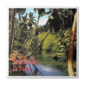 Carreau zSC005 SEYCHELLES, La Digue, Afrique, (Devant)