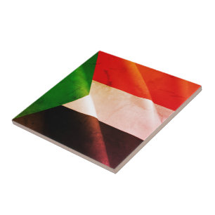 Carreau zSD002 SOUDAN, Drapeau de la vague, Afrique,