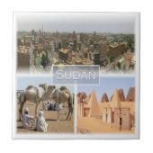 Carreau zSD008 KHARTOUM, Mosaic, Soudan, Afrique, (Devant)