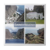 Carreau zSH001 SAINT HELENA, Mosaïque, Afrique, (Devant)