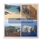 Carreau zSH002 ASCENSION ISLAND, Mosaic, Afrique, (Devant)