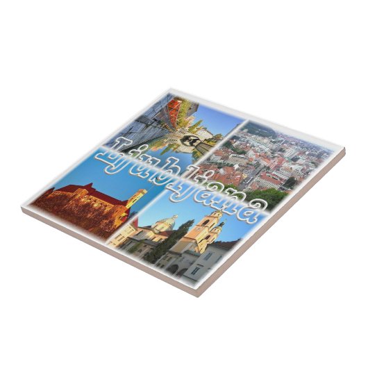 Carreau zSI004 LJUBLJANA, Slovénie, Europe, (Côté)