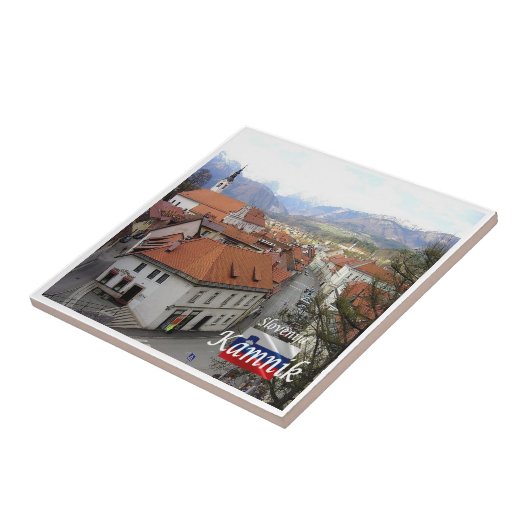 Carreau zSI011 KAMNIK, Slovénie, Europe, (Côté)