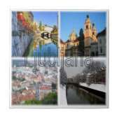 Carreau zSI016 LJUBLJANA, Slovénie, Europe, (Devant)