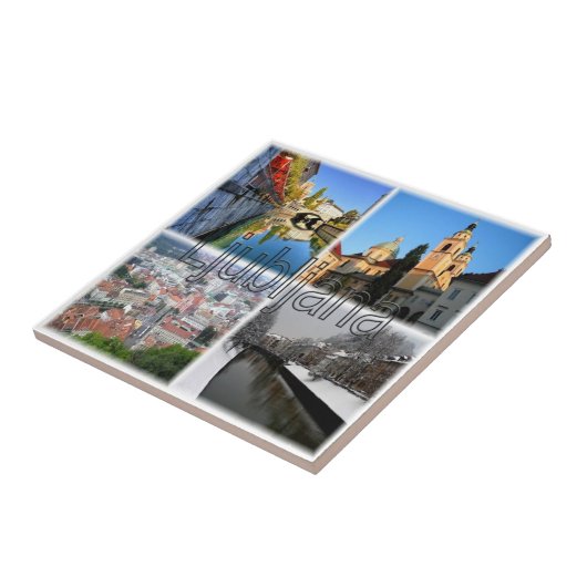 Carreau zSI016 LJUBLJANA, Slovénie, Europe, (Côté)