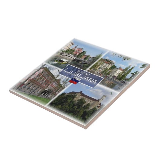 Carreau zSI017 LJUBLJANA, Slovénie, Europe, (Côté)