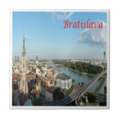 Carreau zSK006 BRATISLAVA, DANUBE, Slovaquie, Europe, (Devant)