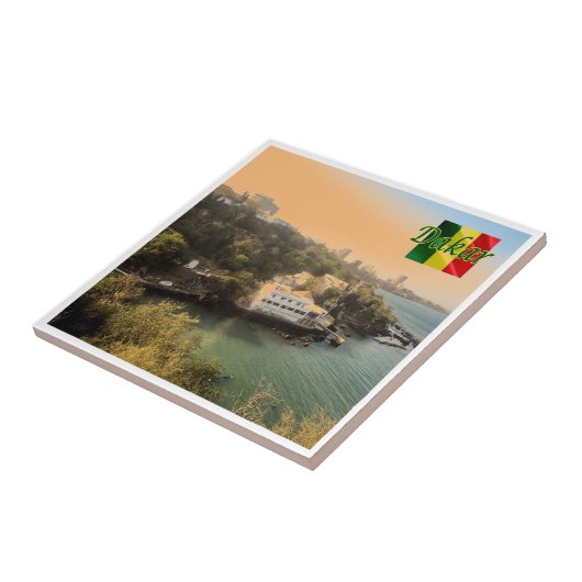 Carreau zSN004 DAKAR, Sénégal, Afrique, (Côté)