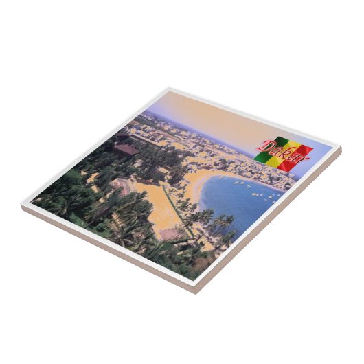 Carreau zSN006 DAKAR, Sénégal, Afrique, (Côté)