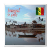 Carreau zSN011 SAINT LOUIS, Sénégal, Afrique, (Devant)