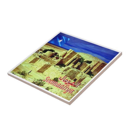 Carreau zSO005 SOMALIE, Château de Taleh, Afrique, (Côté)