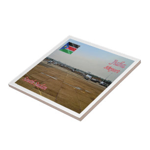 Carreau zSS003 SUD-SOUDAN, Aéroport de Juba, Afrique,