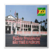 Carreau zST006 SAO TOME' Le palais présidentiel, (Devant)