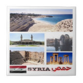 Carreau zSY005 mosaïque SYRIA, Asie, (Devant)