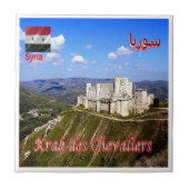 Carreau zSY009 vue de KRAK DES CHEVALIERS, Syrie, (Devant)
