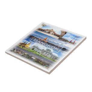 Carreau zTH003 mosaïque de BANGKOK, Thaïlande, Asie,