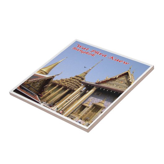 Carreau zTH032 WAT PHRA KAEW, Thaïlande, (Côté)