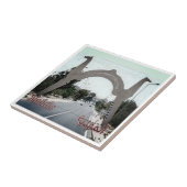 Carreau zTN008 MAHDIA, Entrée dans la ville, Tunisie, (Côté)