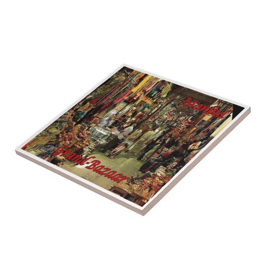 Carreau zTR014 ISTANBUL GRAND BAZAAR, Turquie, (Côté)