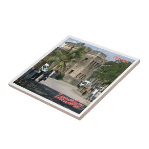 Carreau zTZ009 ZANZIBAR, Vieux Fort, Tanzanie, Afrique,