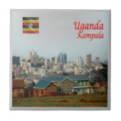 Carreau zUG005 KAMPALA, Skyline, Ouganda, Afrique, (Devant)