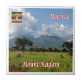 Carreau zUG009 OUGANDA, Mont Kadam, Afrique, (Devant)