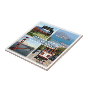 Carreau zUS0028 SAN FRANCISCO, Mosaic, Californie,