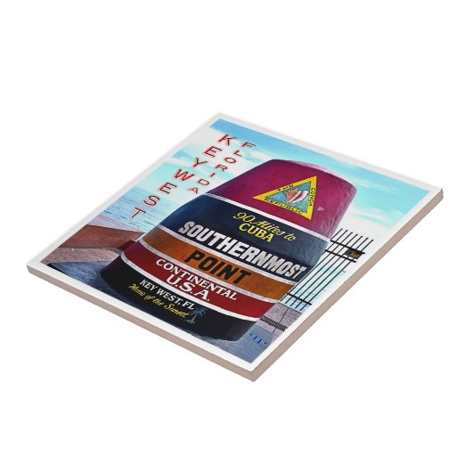 Carreau zUS012 FLORIDA, Key West, extrême sud, (Côté)