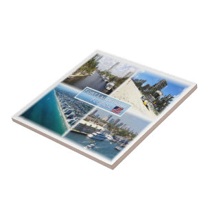 Carreau zUS022 FORT LAUDERDALE, Mosaic, Floride,