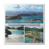 Carreau zVG003 ÎLES VIERGES BRITANNIQUES, Mosaïque, (Devant)