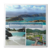 Carreau zVG003 ÎLES VIERGES BRITANNIQUES, Mosaïque, (Devant)