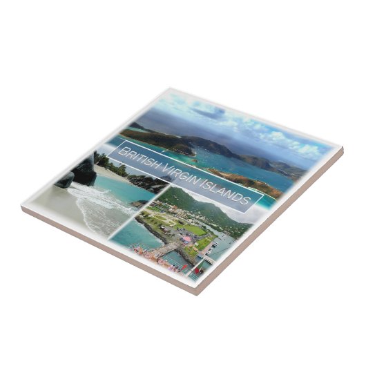 Carreau zVG003 ÎLES VIERGES BRITANNIQUES, Mosaïque, (Côté)