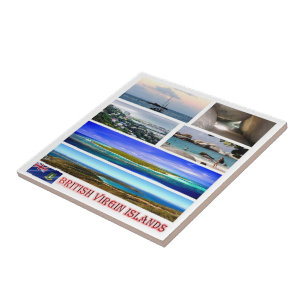 Carreau zVG005 BRITISH VIRGIN ISLANDS, Mosaic,