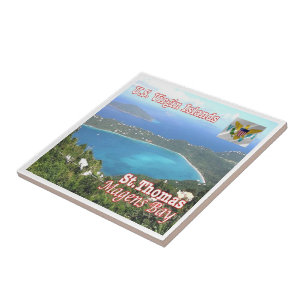 Carreau zVI012 SAINT THOMAS, Baie de Magens, îles Vierges,