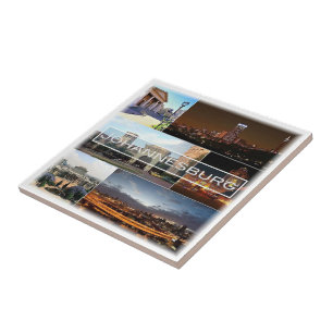 Carreau zZA028 JOHANNESBURG, Mosaïque, Sud,