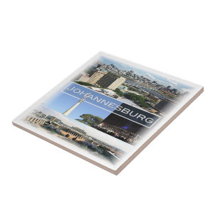 Carreau zZA029 JOHANNESBURG, Mosaïque, Afrique du Sud,