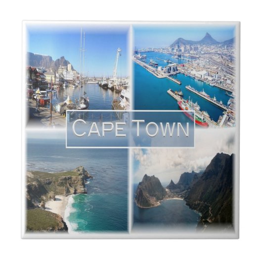 Carreau zZA031 CAPE TOWN, Afrique du Sud, (Devant)