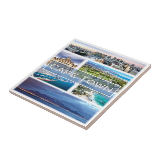 Carreau zZA032 CAPE TOWN, Mosaic, Afrique du Sud, (Côté)