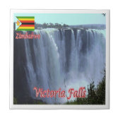 Carreau zZW003 VICTORIA FALLS, Zimbabwe, Afrique, (Devant)