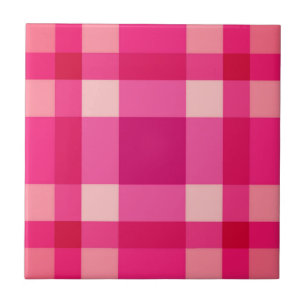 Carreaux à carreaux Modernes des Années 50, Rose F