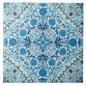 Carreaux à fleurs bleus (Devant)