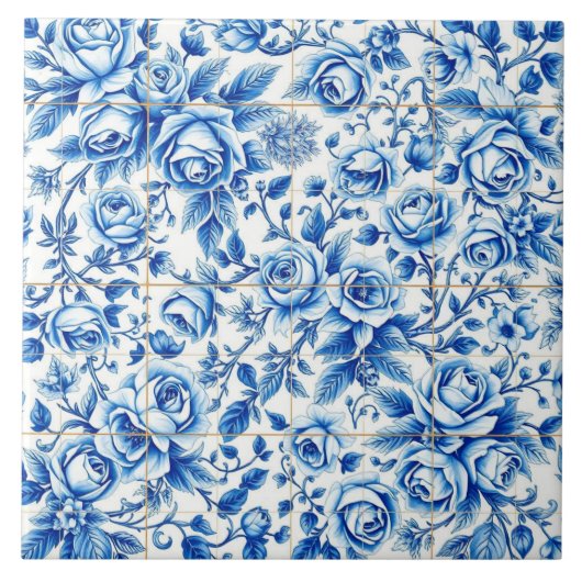 carreaux à roses à profusion (Devant)