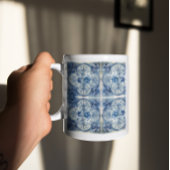 Carreaux antiques dans la Mug Bleue Delft