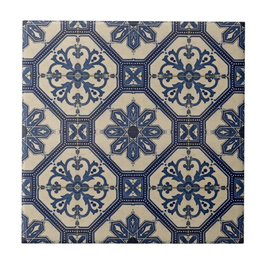 Carreaux azulejos bleu portugais (Devant)