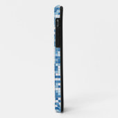 carreaux bleu blanc iphone 6 coque (Dos/Gauche)